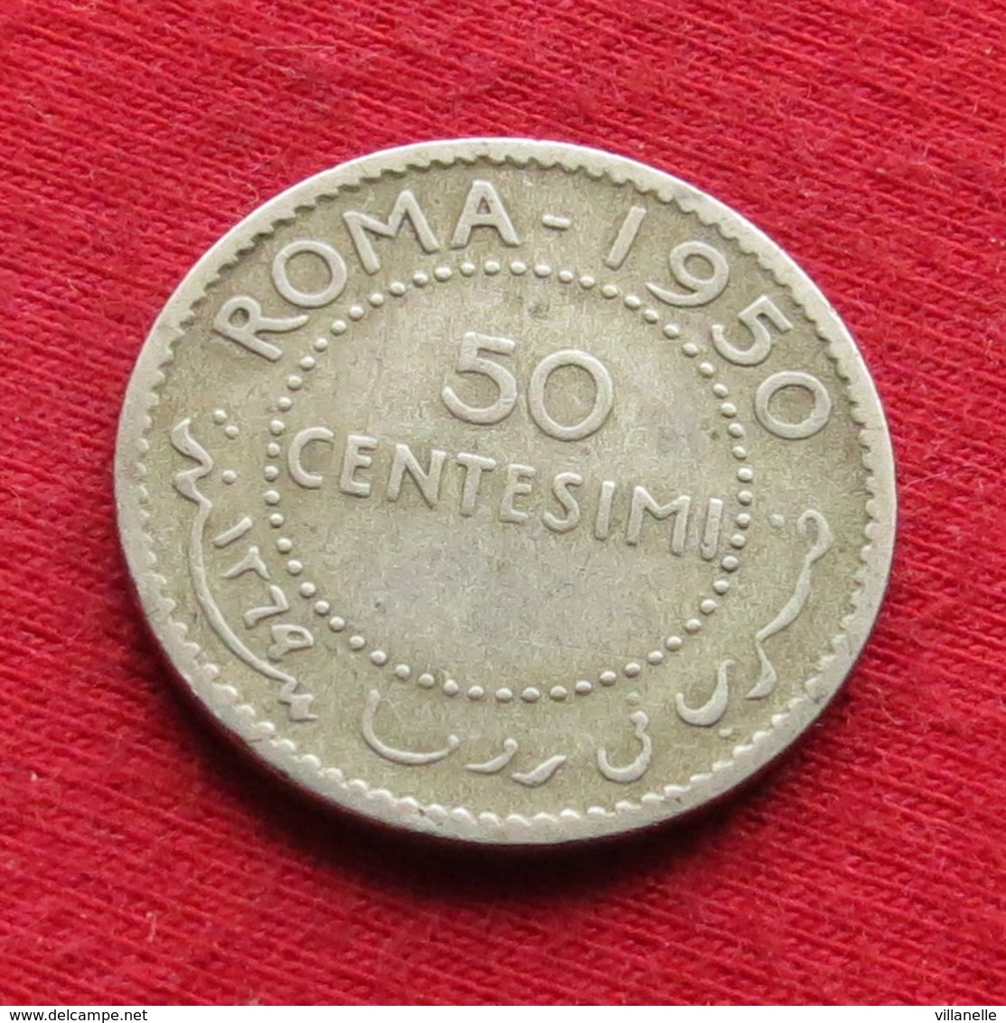 Somalia 50 Centesimi 1950 KM# 4 Silver *V1 Somalie - Somalia