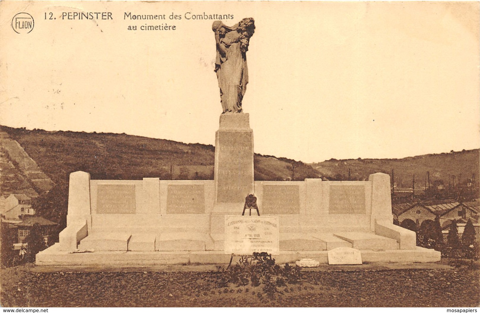 Pépinster - Monument Des Combattants Au Cimetière - Pepinster