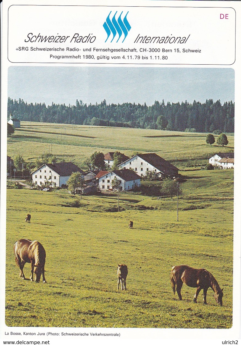 Schweizer Radio International - Programmheft 1980 - 8 Seiten  (47020) - Programmes