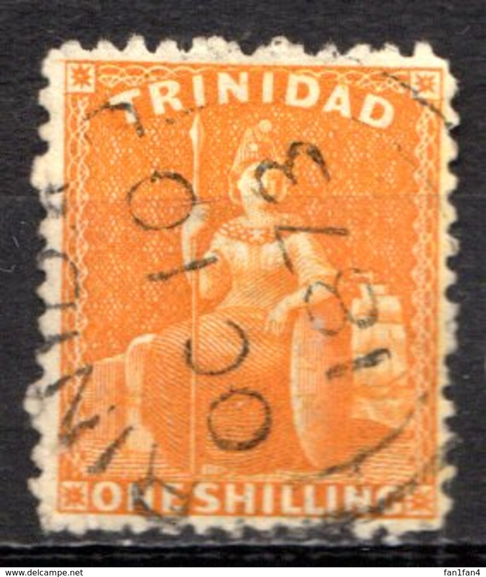 TRINITE & TOBAGO - (Colonie Britannique) - 1865-69 - N° 26 - 1 S. Orange - (Victoria) - Trinidad & Tobago (...-1961)