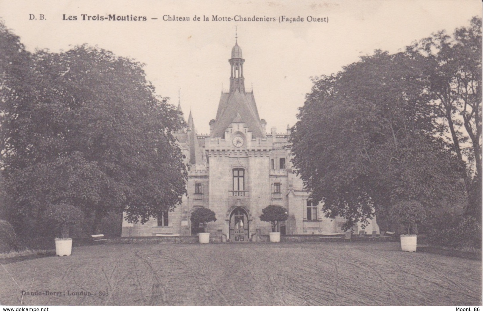 86 - LES TROIS MOUTIERS - Le Château De La Mothe Champdeniers CHANDENIERS - MOTTE CHAMPDENIER - FACADE OUEST - Les Trois Moutiers