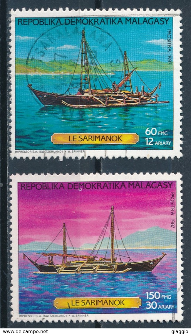 °°° MADAGASCAR - Y&T N°798/99 - 1987 °°° - Madagascar (1960-...)