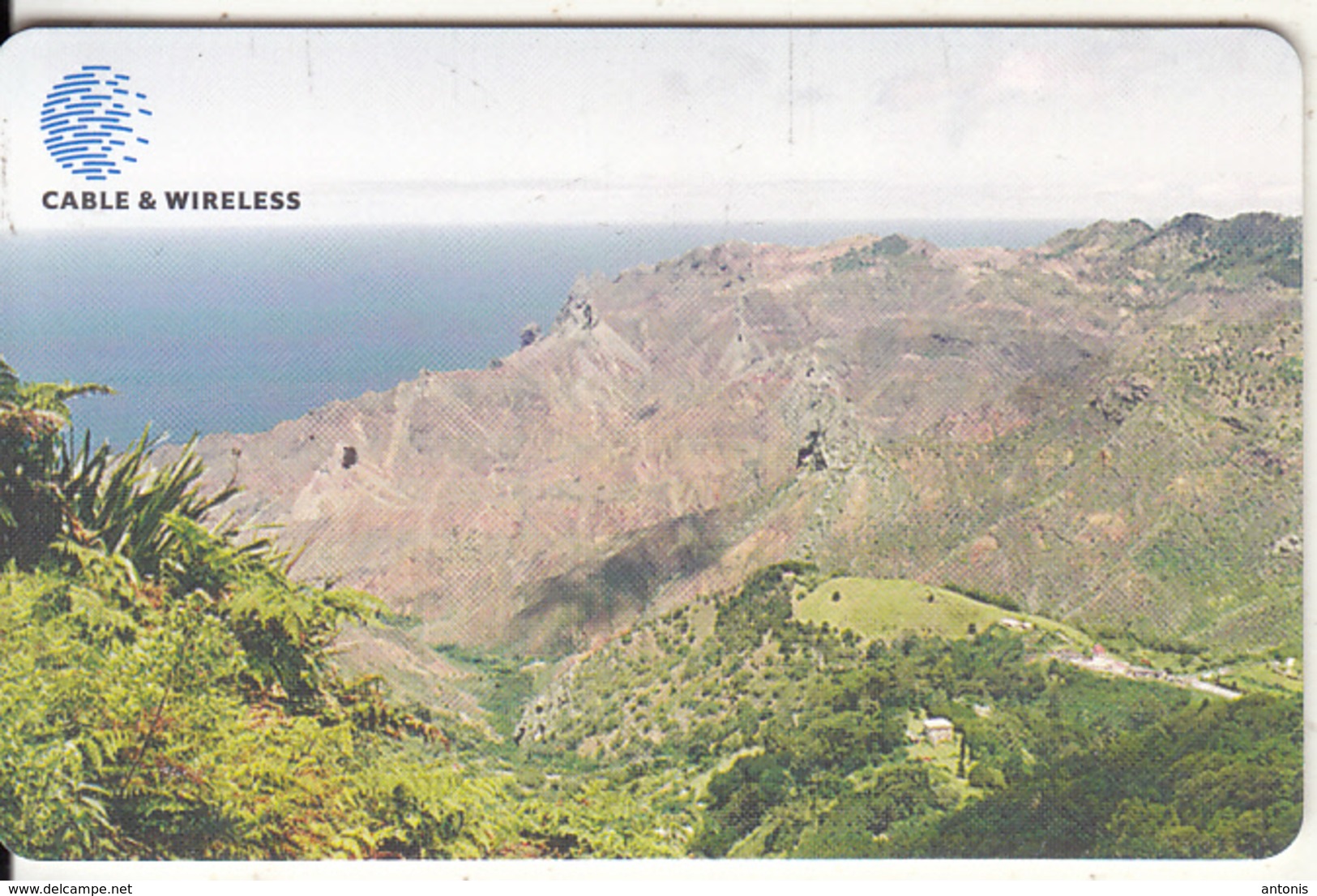 ST. HELENA ISL.(chip) - Sandy Bay, First Issue 2 Pounds, Chip GEM3.3, Tirage 2000, Used - Isola Sant'Elena