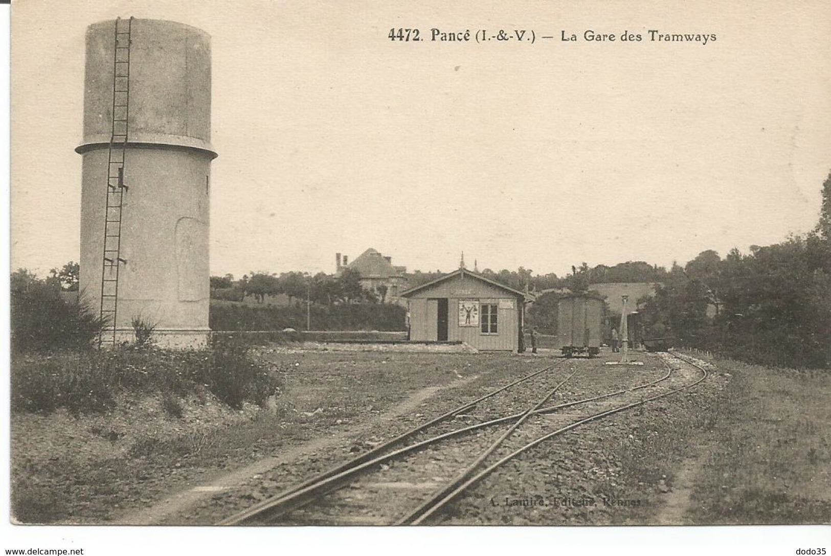 PANCE. La Gare Des Tramway. - Autres & Non Classés