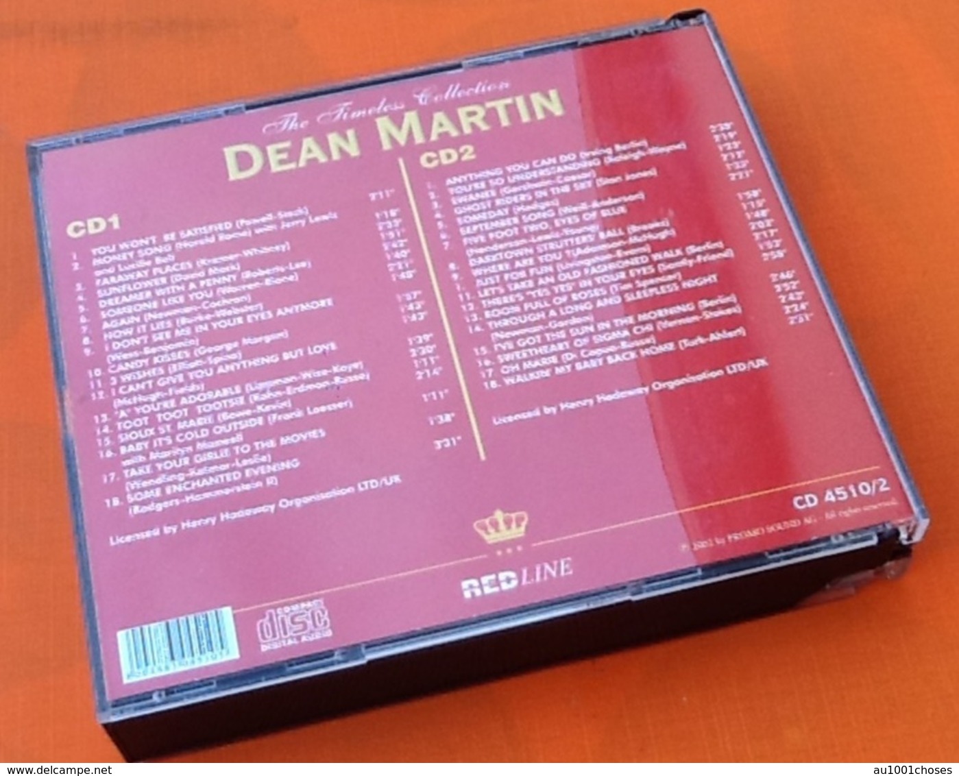 Coffret 2 CD   Dean Martin  The Timeless Collection  (2002) - Autres & Non Classés