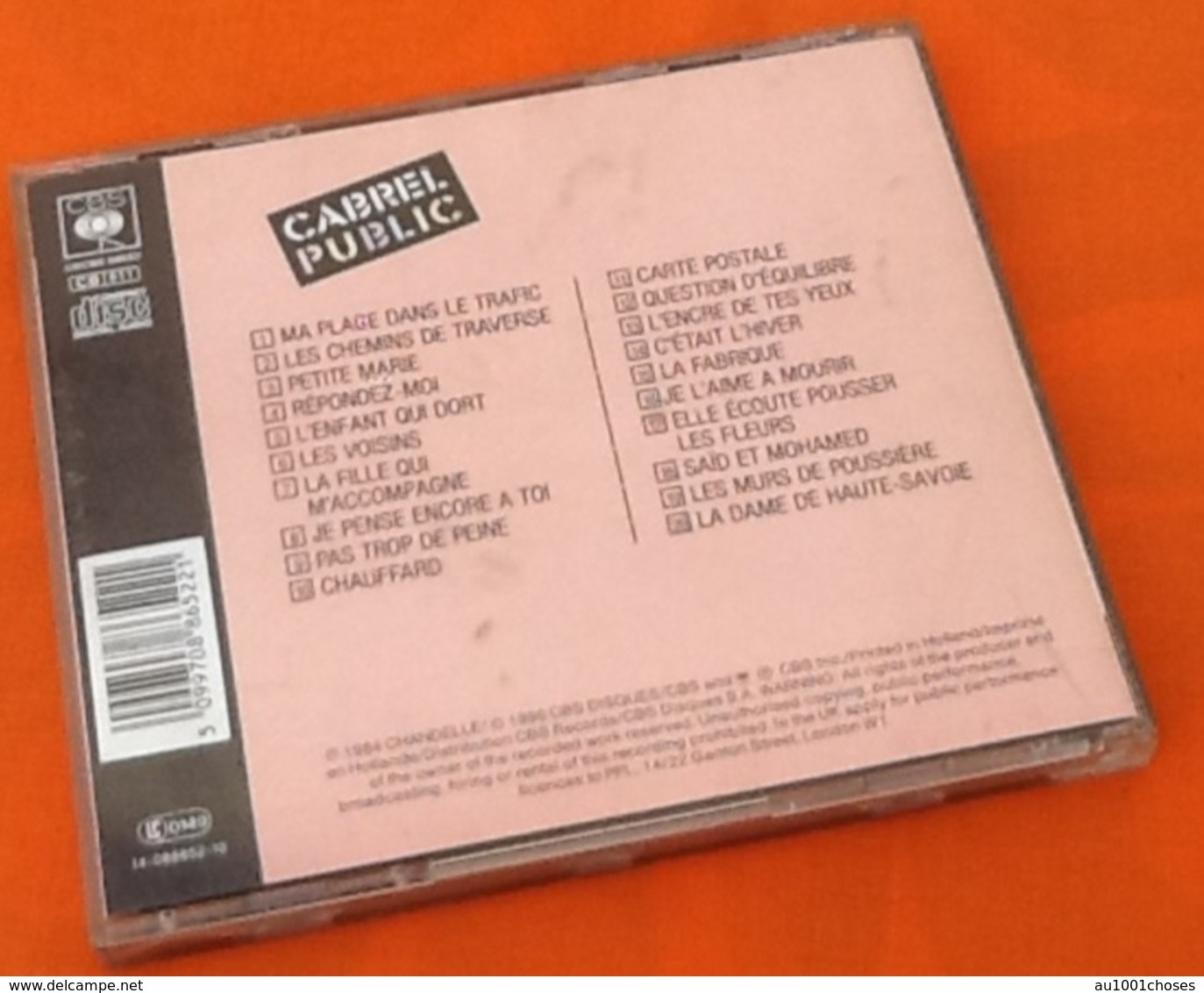 CD  Cabrel  Public (1984) - Autres & Non Classés