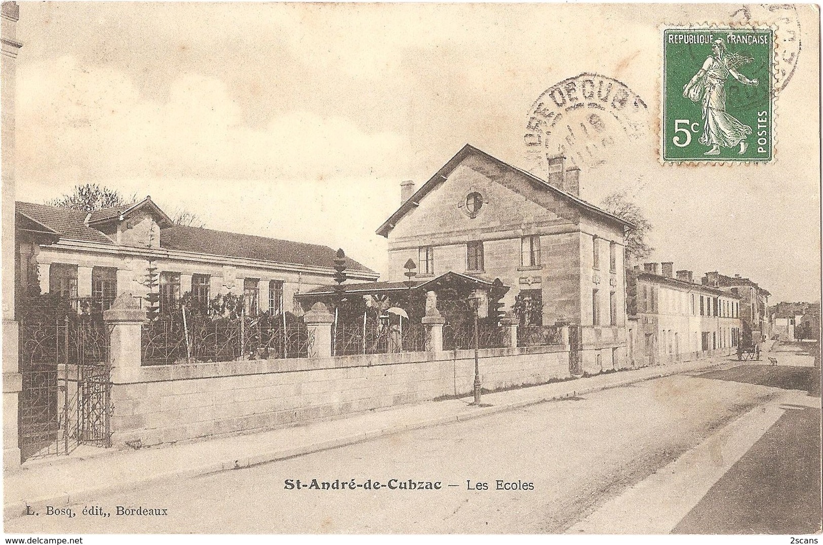 Dépt 33 - SAINT-ANDRÉ-DE-CUBZAC - Les Écoles - (L. Bosq, édit.) - Other & Unclassified