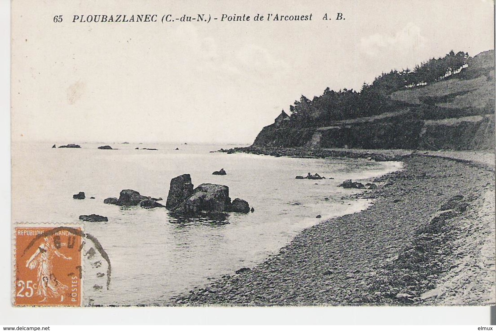 PLOUBALZANEC. CP Voyagée Pointe De L'Arcouest - Ploubazlanec