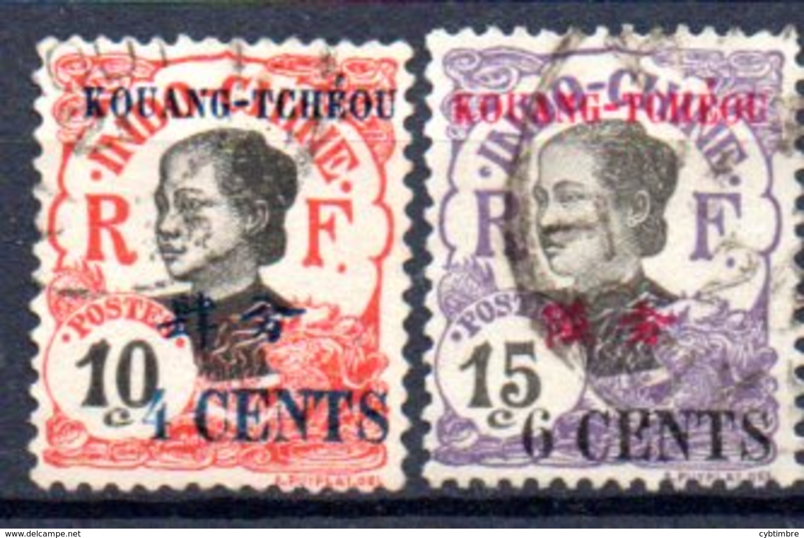 Kouang Tcheou: Yvert 39/40°; 2 Valeurs - Used Stamps