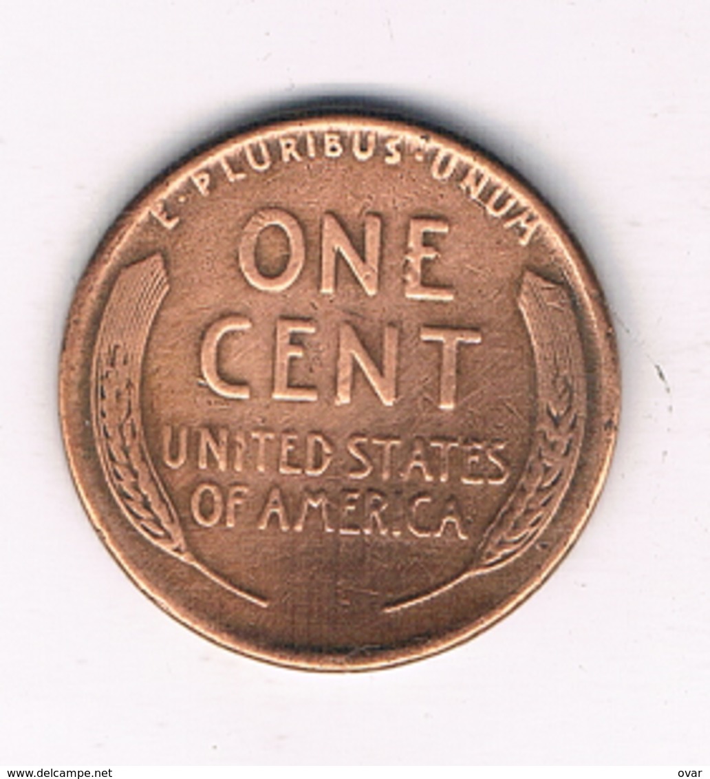 ONE CENT 1945 D   USA /812/ - 1909-1958: Lincoln, Wheat Ears Reverse