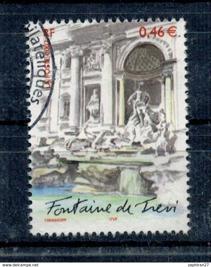 2002 N 3528 FONTAINE DE TREVI ROME OBLITERE CACHET ROND  #229# - Gebruikt