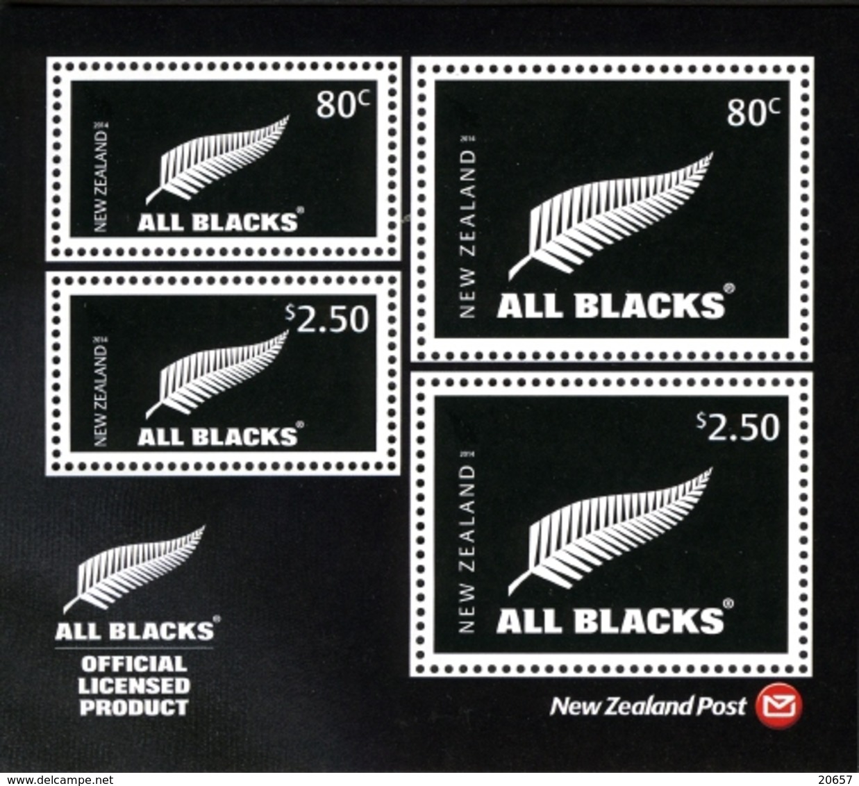 Nouvelle-Zélande New Zealand Bf 302 All Blacks , Rugby - Rugby