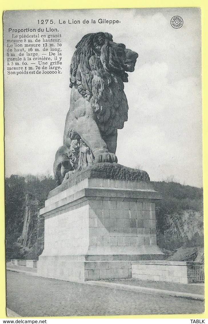 0469 - BELGIE - LUIK - GILEPPE - LE LION DE LA GILEPPE - Gileppe (Barrage)