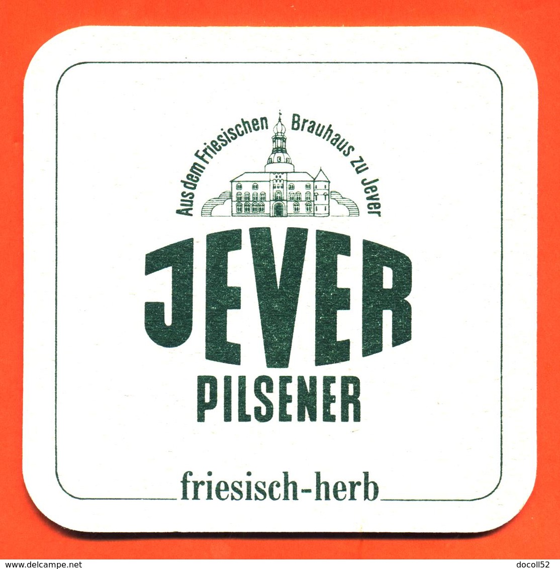 Sous Bock - Coaster Bière Jever Bière Brasserie En Allemagne - Fraulein Maria - Sotto-boccale