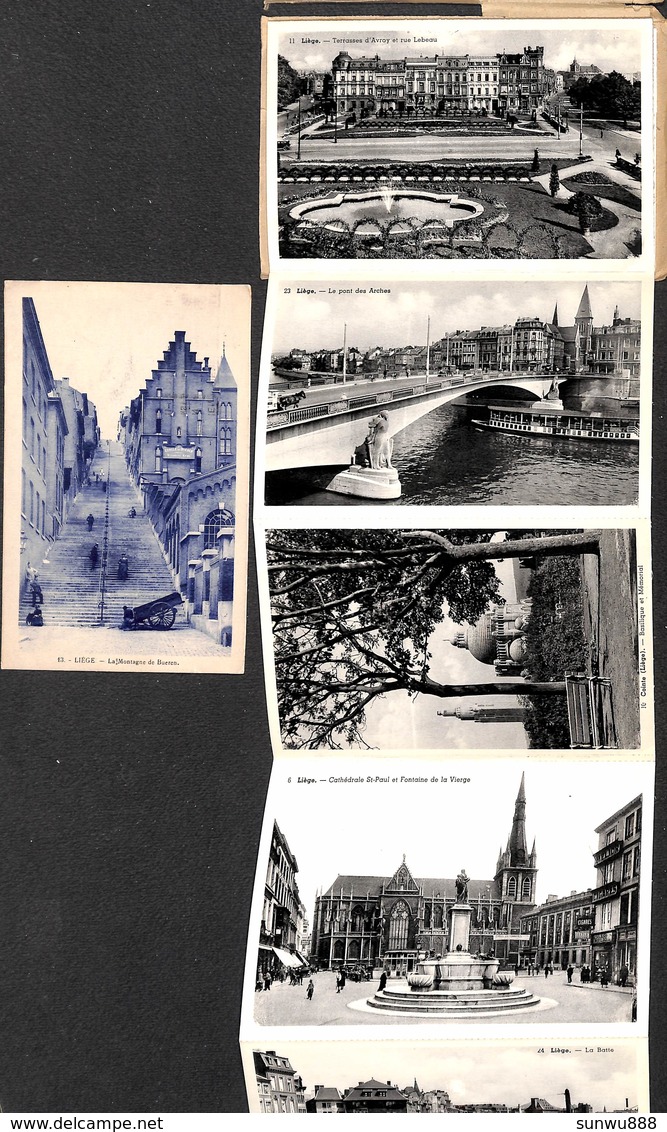 Liège - Lot 25 Cartes (carnet, Panorama, Voir Scans) - Liege