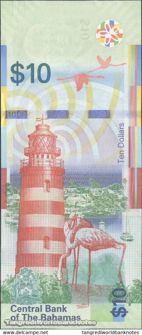 TWN - BAHAMAS 79 - 10 Dollars 2016 Prefix E UNC - Bahamas