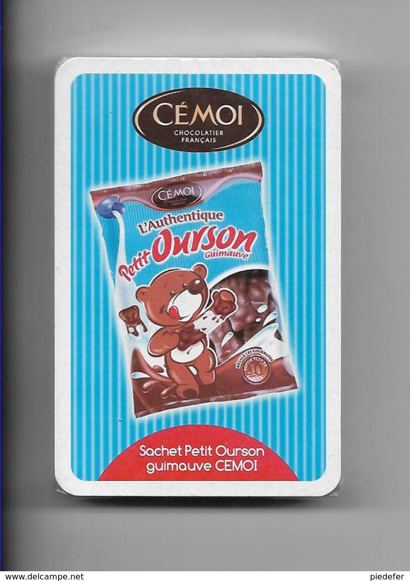 Jeu De 32 Cartes à Jouer Sous Céllophane " Cémoi Chocolat Français. Authentique Petit Ourson " - Autres & Non Classés