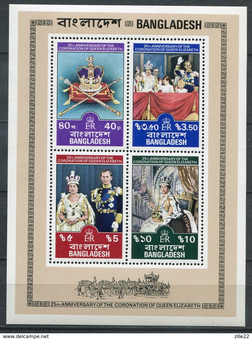 Bangladesch Mi# Block 4 Postfrisch MNH - QEII - Bangladesch