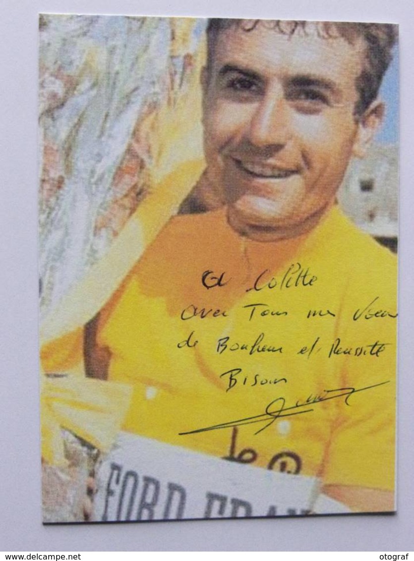 CP - Lucien AIMAR - Signé / Hand Signed / Dédicace Authentique / Autographe - Cyclisme