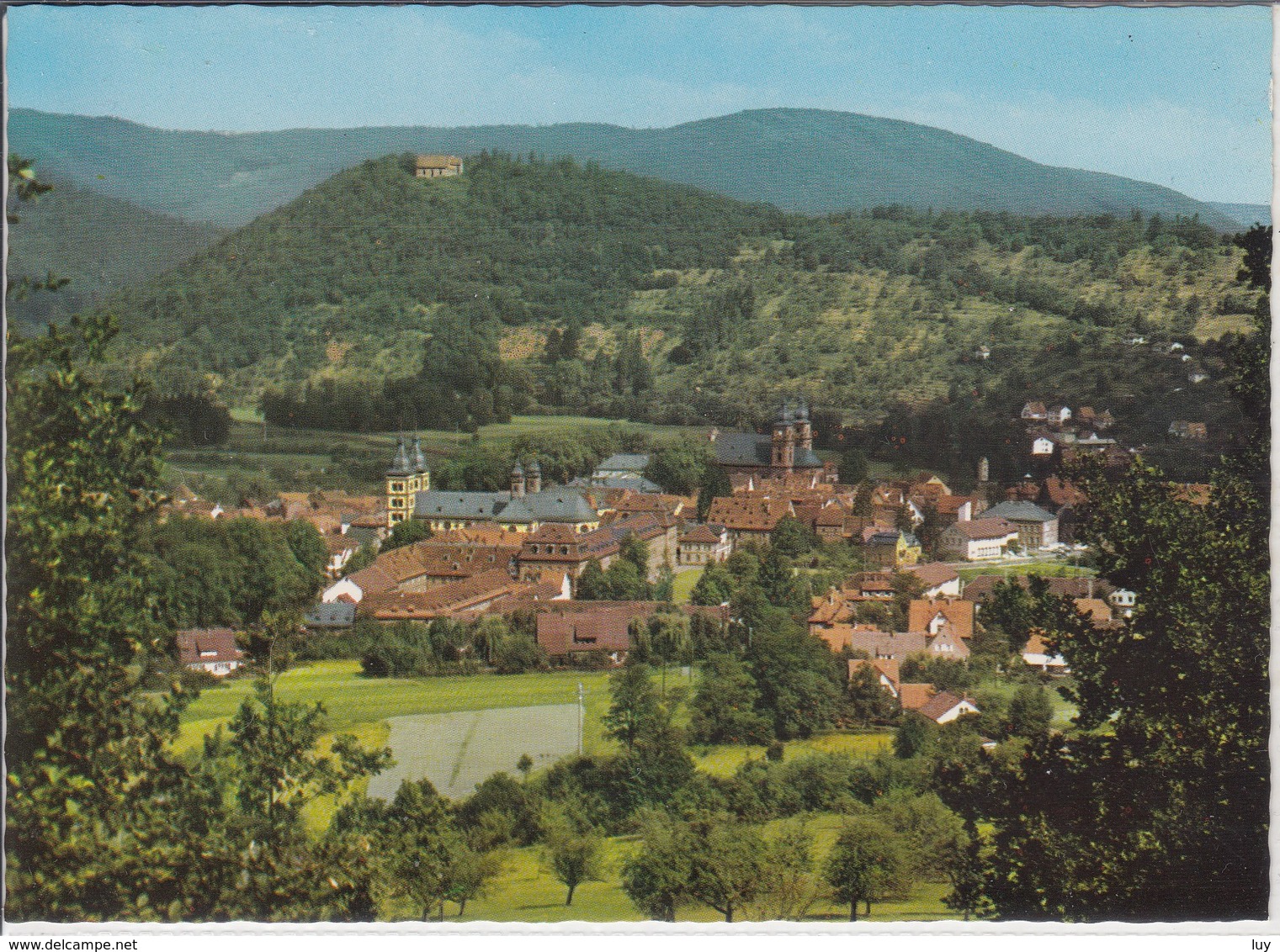 8762 AMORBACH / Odenwald,  Panorama - Amorbach