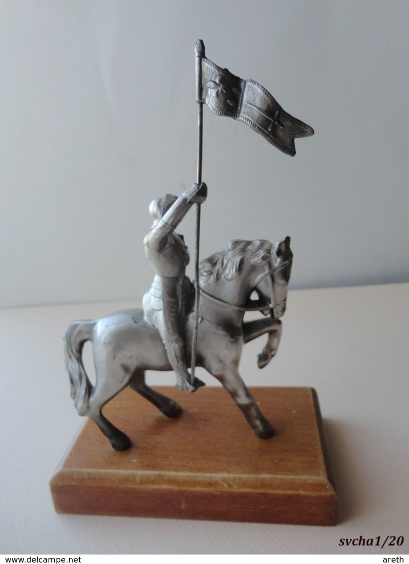 Statuette JEANNE D'ARC à Cheval - Régule ? - Autres & Non Classés