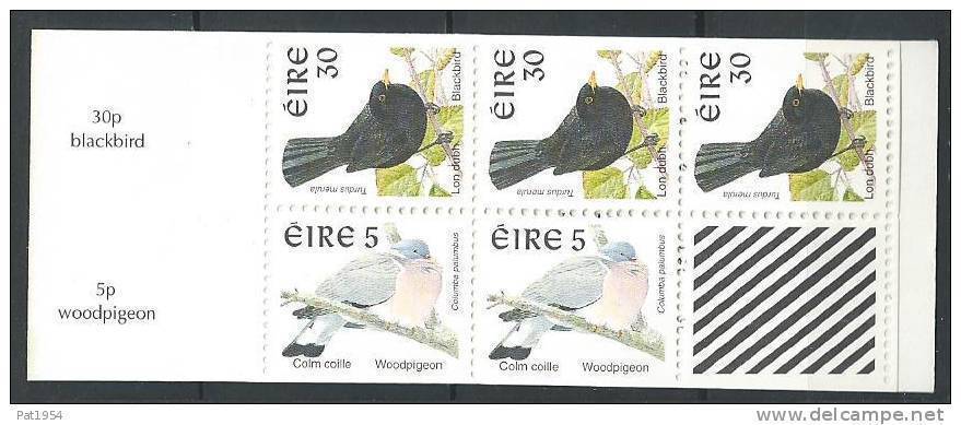 Irlande 1998 Carnet N°1064  Neuf ** Oiseaux Merle Et Pigeon - Carnets