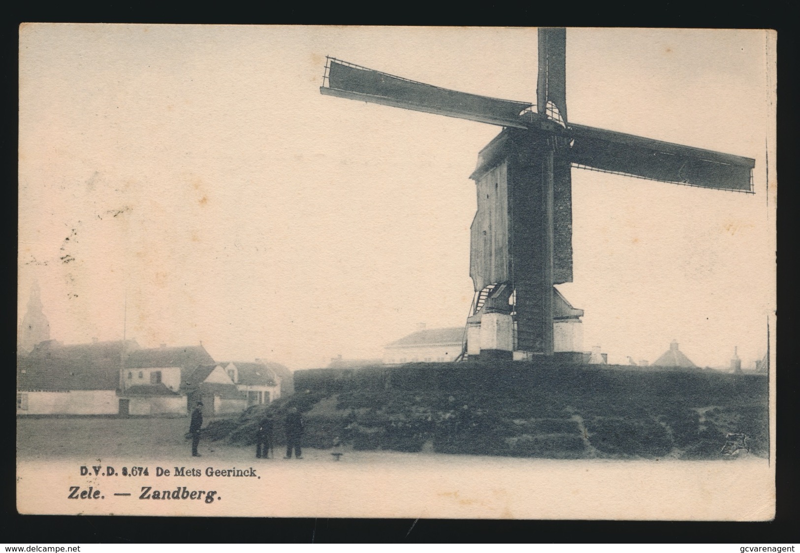 ZELE  ZANDBERG   MET MOLEN - Zele