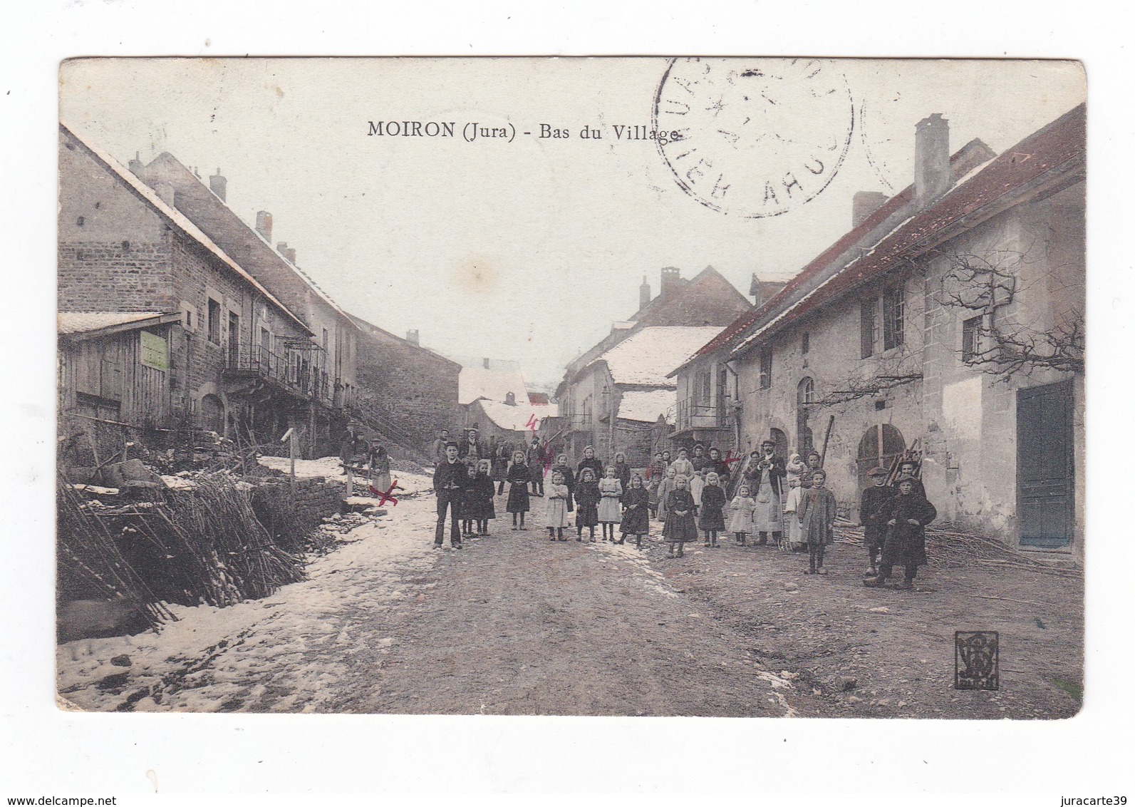 Moiron.39.Jura.Bas Du Village.1907 - Autres & Non Classés