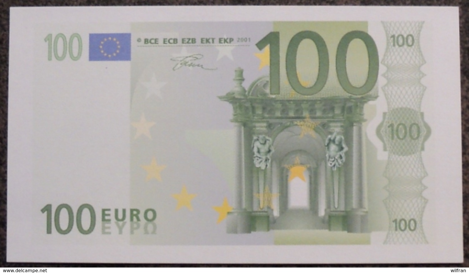Imitatie-bankbiljet 100 Euro - Speelgeld - 5,50 X 9,50 Cm - Zonder Classificatie