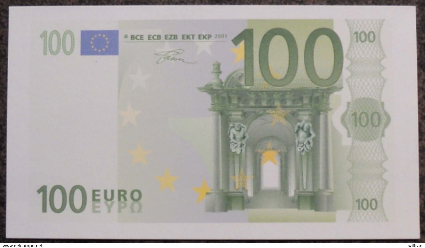 Imitatie-bankbiljet 100 Euro - Speelgeld - 5,50 X 9,50 Cm - Non Classés