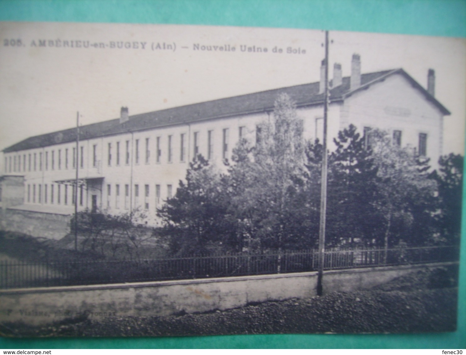 01 Amberieu En Bugey (Ain) Nouvelle Usine De Soie Inédite - Non Classés