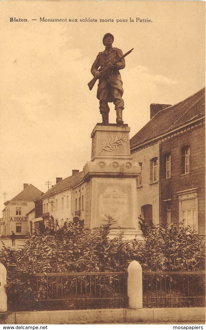 Blaton - Monument Aux Soldats Morts Pour La Patrie - Bernissart