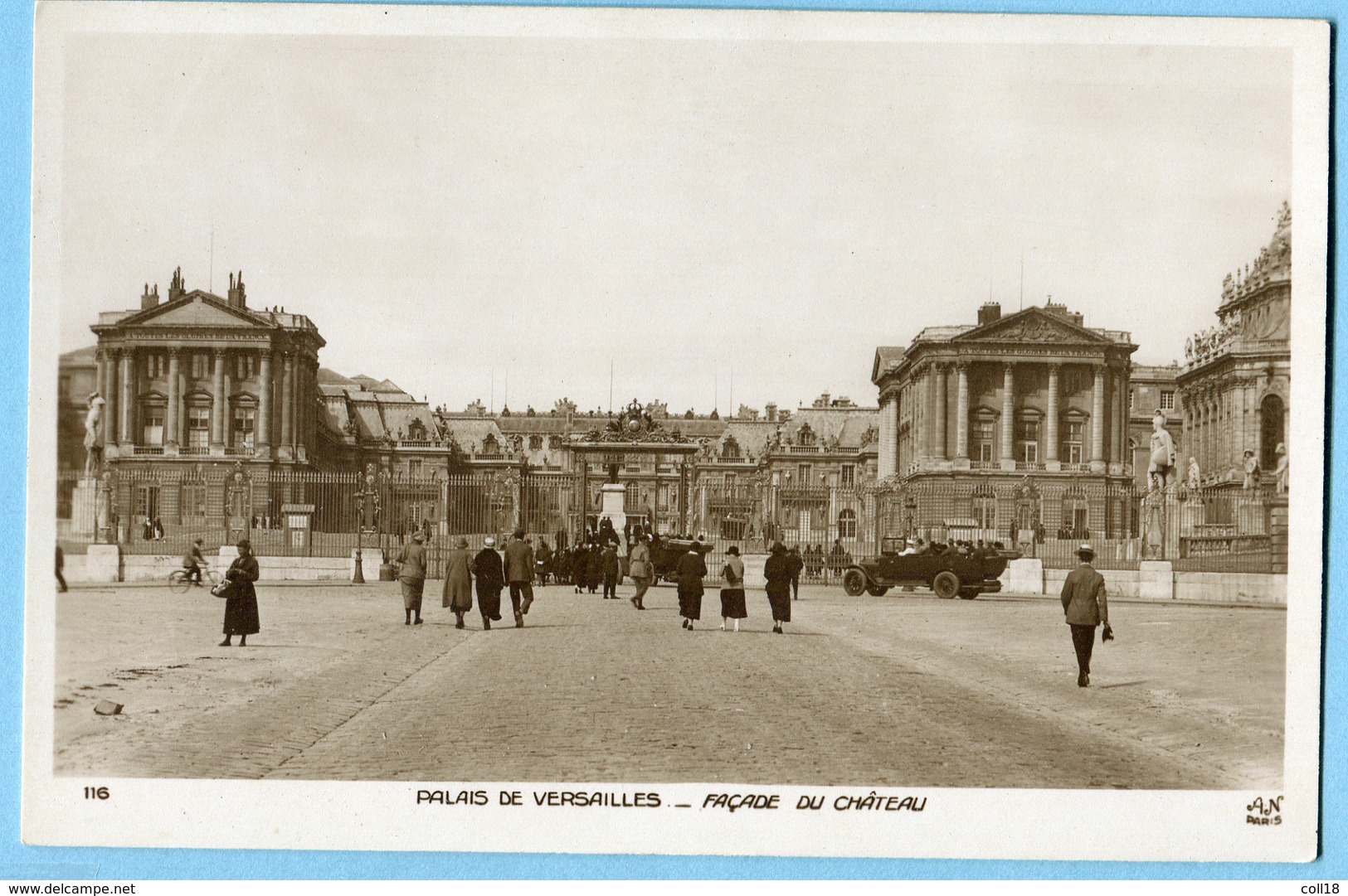 CPSM 78 VERSAILLES Façade Du Chateau - Versailles (Kasteel)