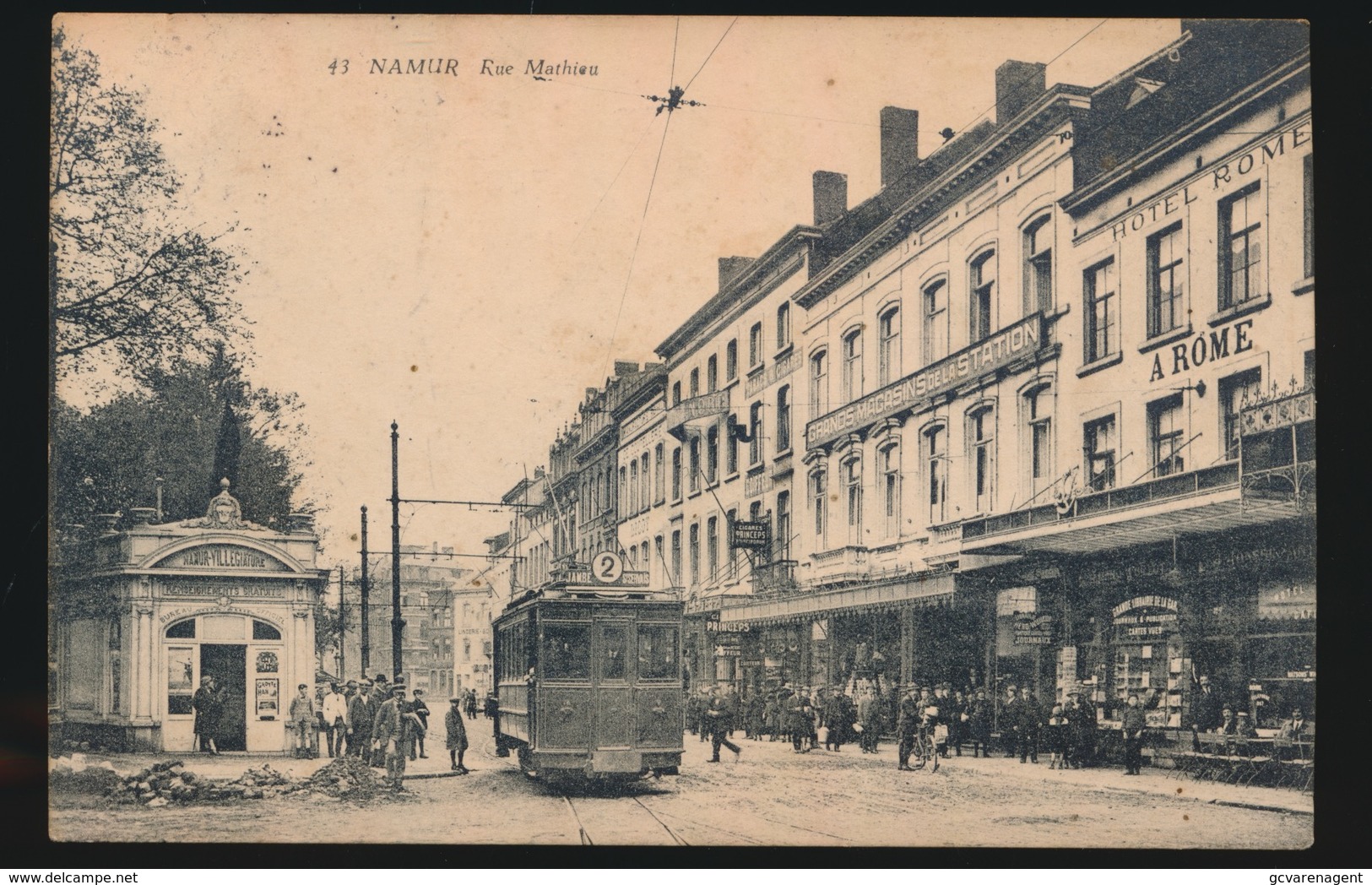 NAMUR  RUE MATHIEU   TRAM - Namen