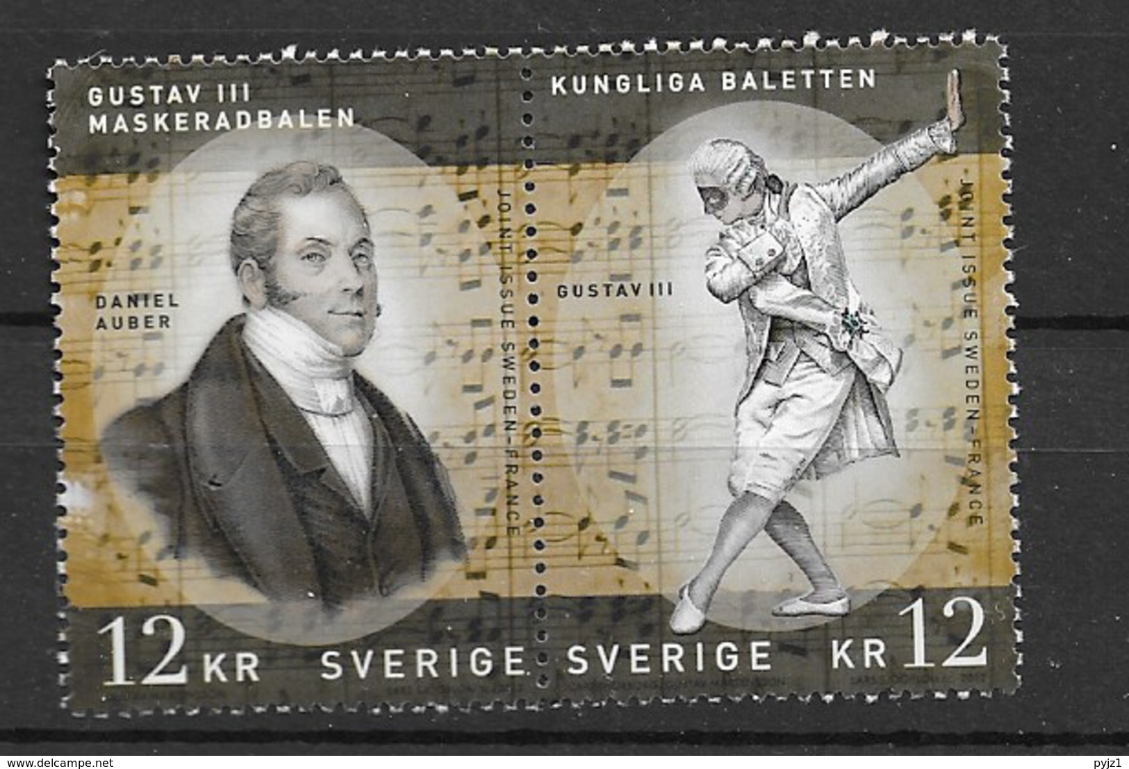 2012 MNH Sweden, Mi 2908-9 (stamps From Block) - Neufs