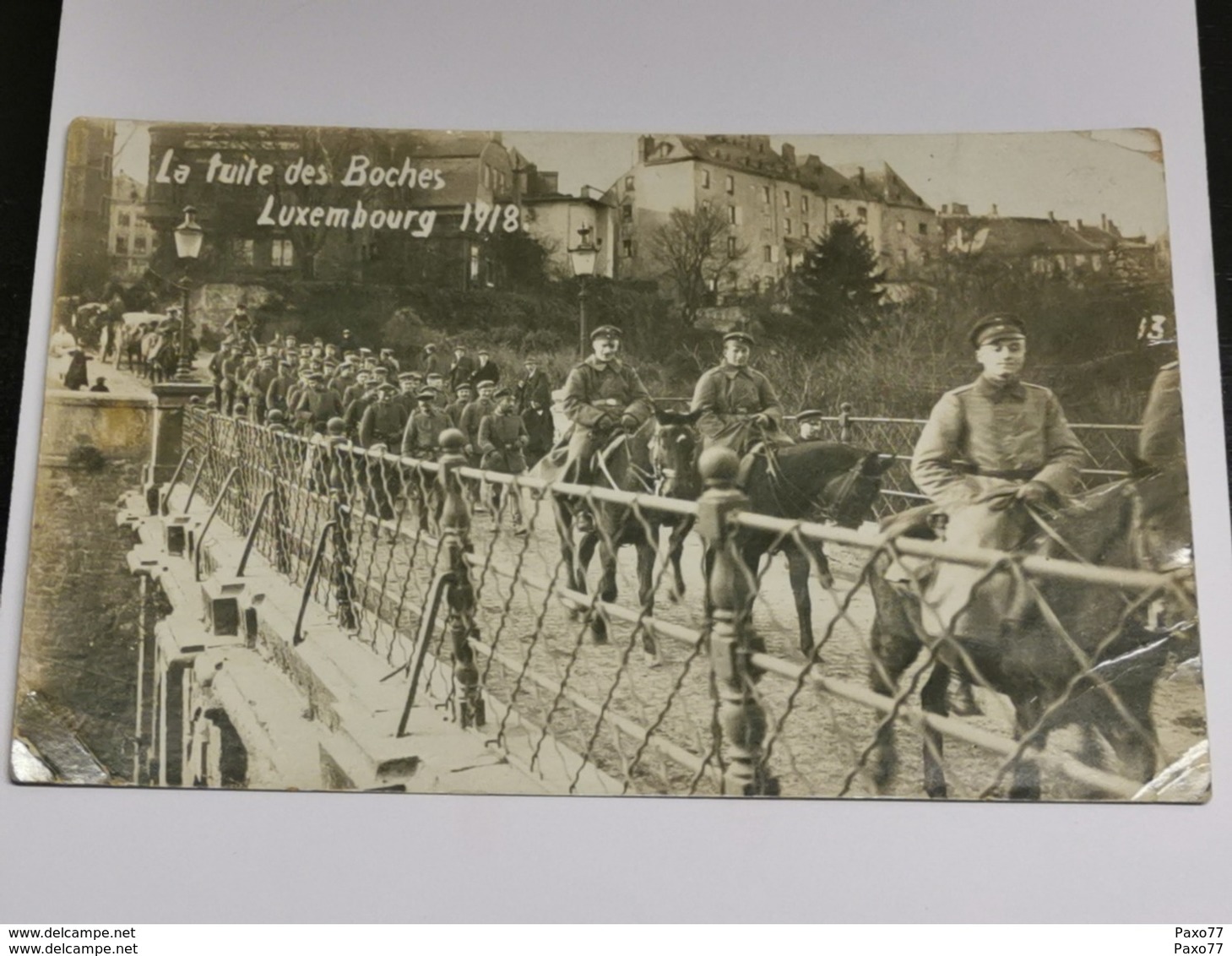 La Fuite Des Boches Luxembourg 1918 - Autres & Non Classés