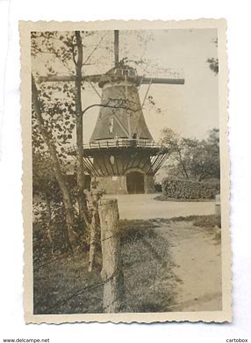 Lunteren, Walderveens Molen, Origineel Fotootje  (geen Prentbriefkaart) (6 X 9 Cm) - Altri & Non Classificati