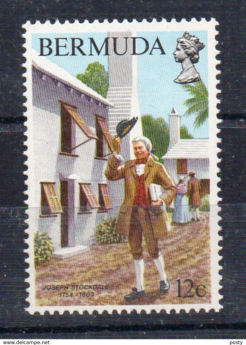 BERMUDES - BERMUDA - 1984 - JOSEPH STOCKDALE - BICENTENARY OF THE FIRST NEWSPAPER - BICENTENAIRE DU PREMIER JOURNAL - - Bermudes