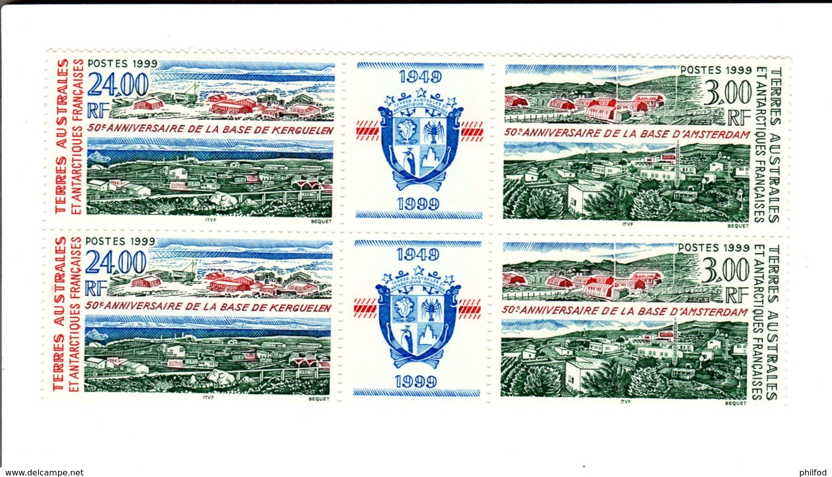 Terres Australes Et Antarctiques Françaises - N° 247A   ( 246/247 ) - Neuf - Bloc De 2 Timbres - Ongebruikt