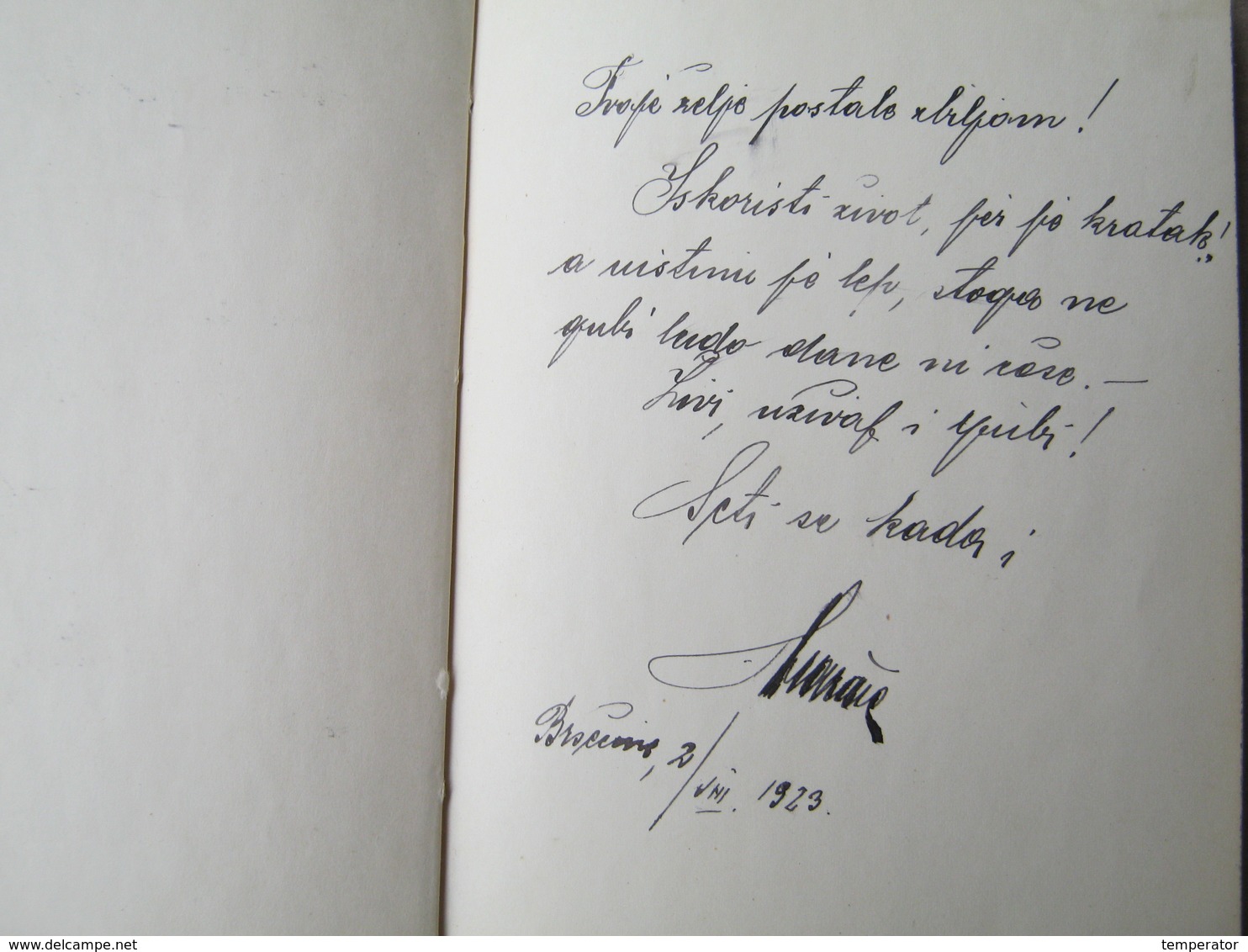 Scrapbook, Spomenar - Croatia / Brsečine, Dubrovnik, Ragusa - Nice poems, 1922/26.