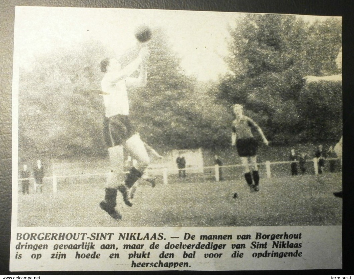 Borgerhout-Sint-Niklaas : Voetbal 1946 - Documents Historiques