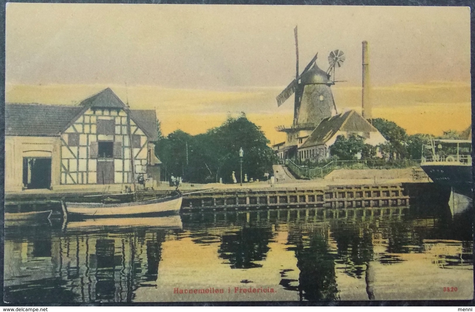 MOULIN A VENT - MOLEN - WINDMILL - WIND MILL - Denmark - 1907 FREDERICIA - Windmills