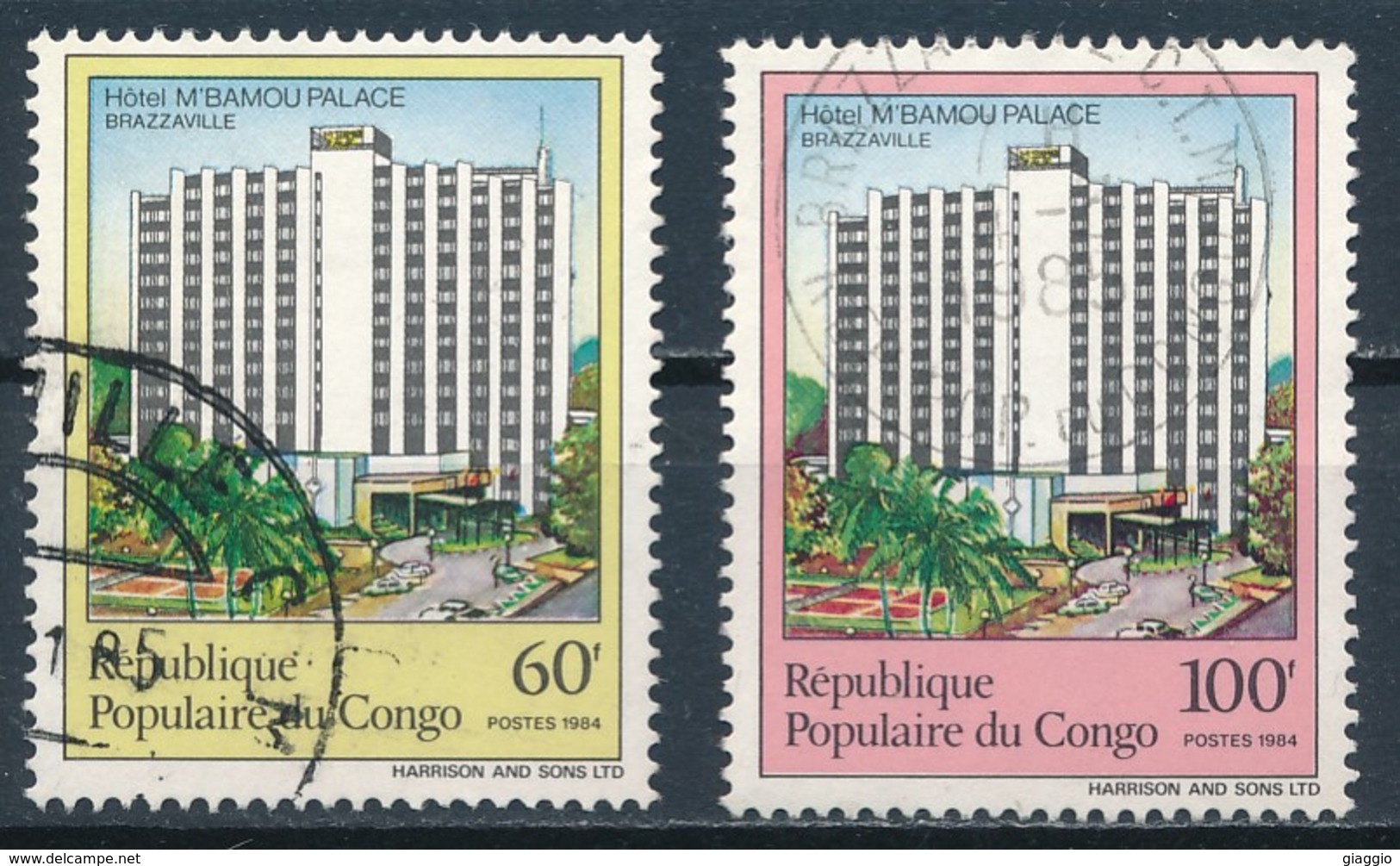 °°° REPUBBLICA DEL CONGO - Y&T N°745/46 - 1984 °°° - Usati