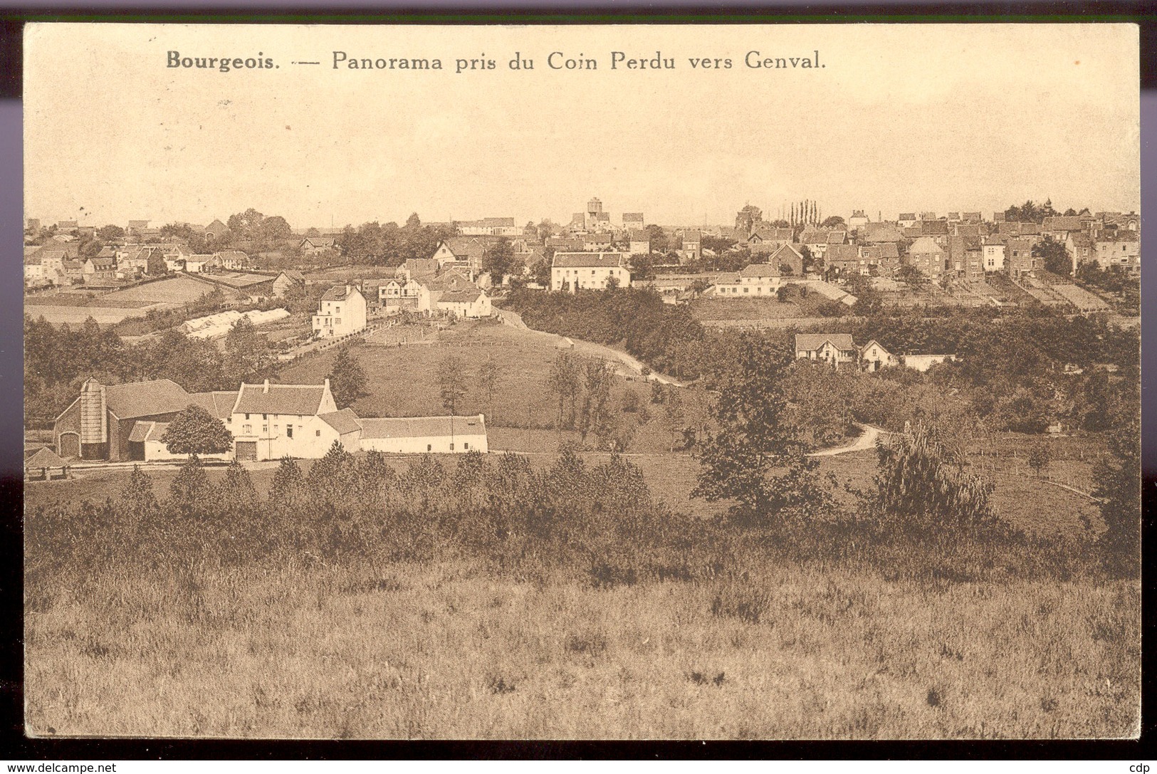 Cpa Bourgeois - Lasne