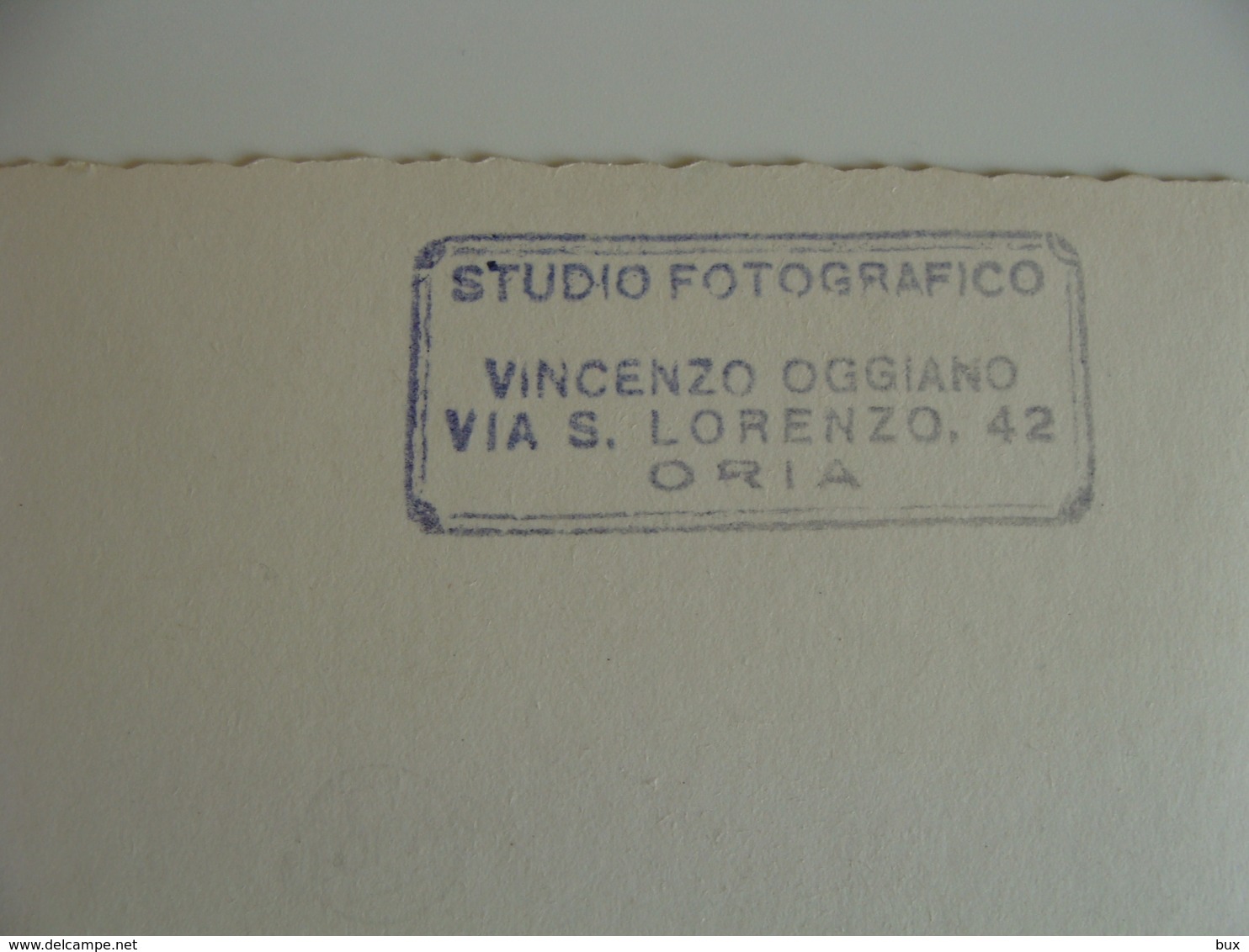 POLIZIA URBANA  POSA CORONA SUL CARTELLO 1962  FOTO  VINCENZO OGGIANO   VIA S. LORENZO ORIA  15   X  10,5  Cm CIRCA - Lieux