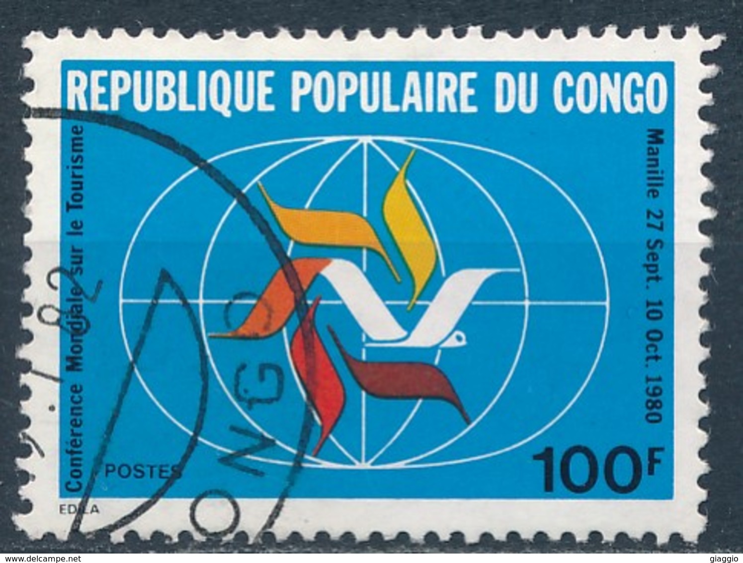 °°° REPUBBLICA DEL CONGO - Y&T N°593 - 1980 °°° - Usati