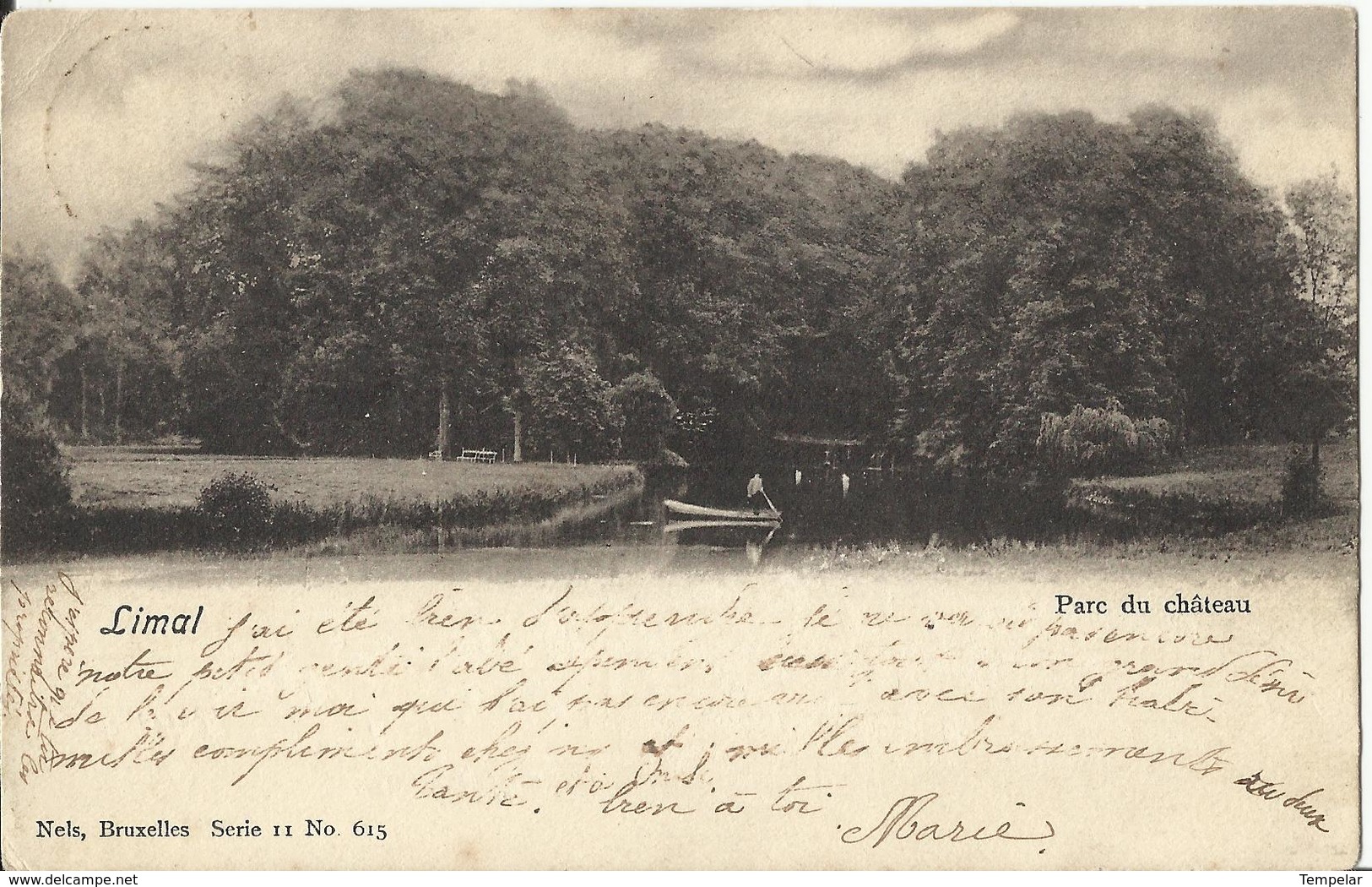 LIMAL - Parc Du Château 1903 - Waver
