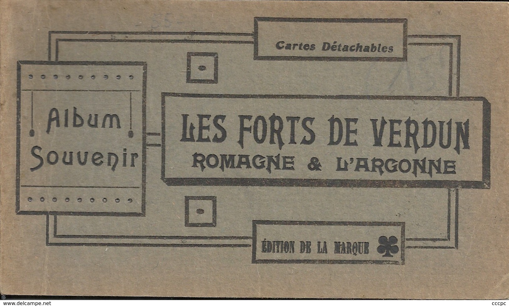 20 CPA Carnet Complet Des Forts Entourant La Ville De Verdun Romagne à L'Argonne - Verdun