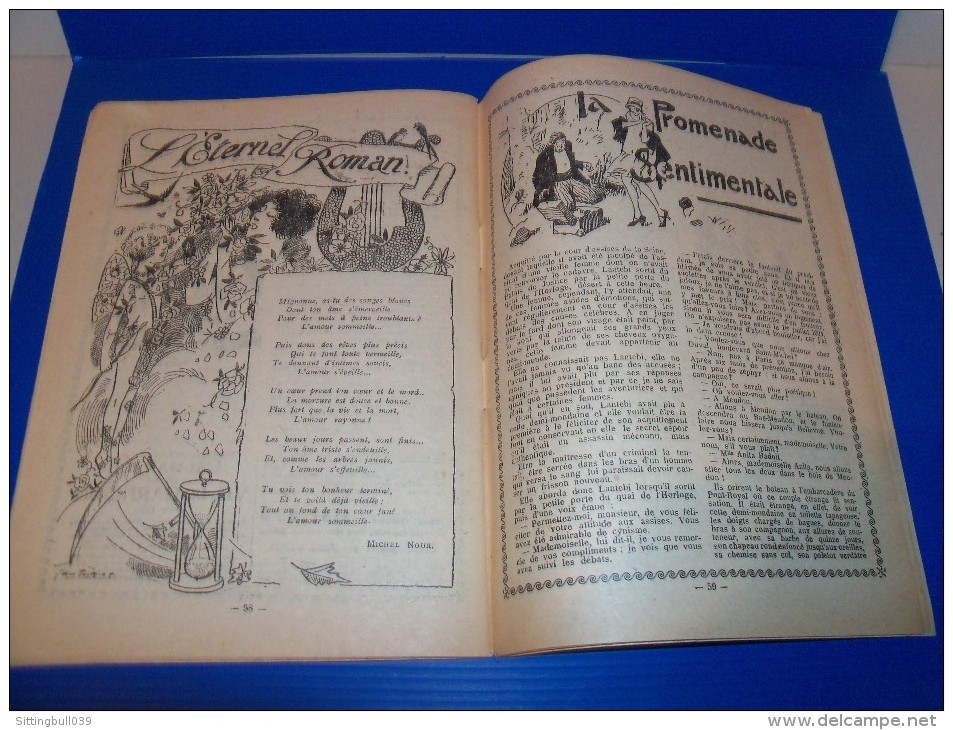 Almanach Romanesque. 1929. Avec une double page illustrée par René GIFFEY. 1ère de couverture couleurs.