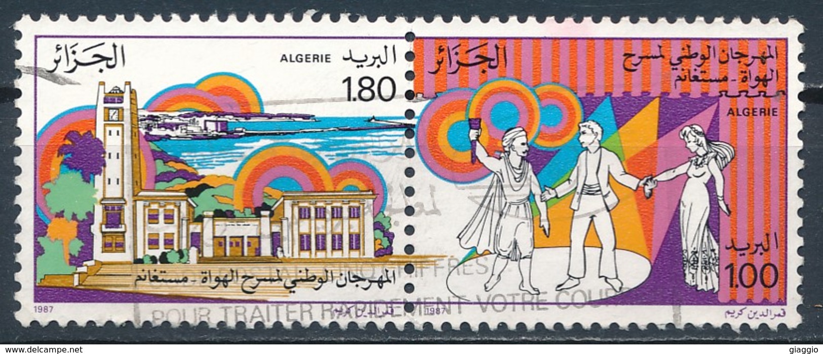 °°° ALGERIA ALGERIE - Y&T N°900/1 - 1987 °°° - Algeria (1962-...)